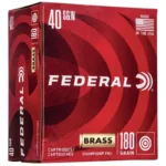 Federal Cartridge Co. Federal Champion Handgun Ammunition .40 S&W 180gr FMJ 1000 fps 400/ct Bulk
