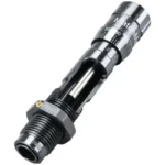 RCBS Matchmaster Seater Die Set 7mm PRC, black and silver reloading die, angled view