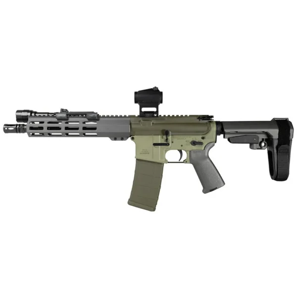 Shark Coast Tactical Shark Coast Bugbear AR Pistol Bundle 5.56mm 30rd Magazine 10.5'' Threaded Barrel Vortex Crossfire Red