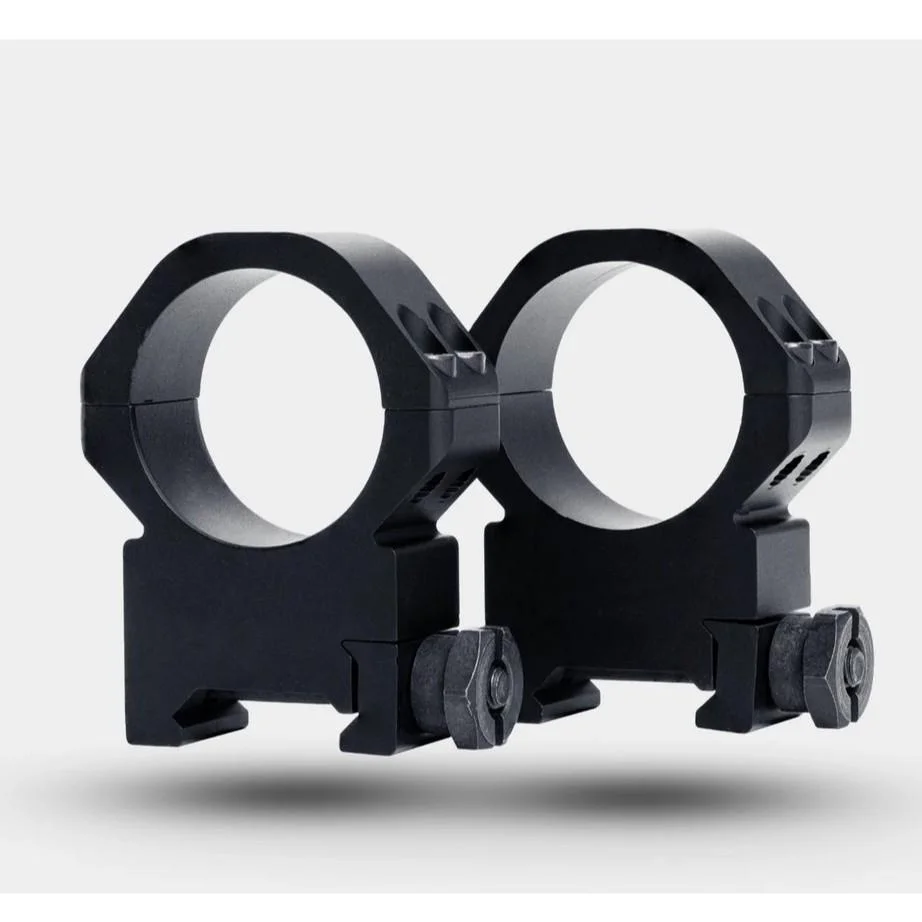 primary-33461 Weaver Precision Tactical Rifle Scope Rings, black matte low rings with side knobs