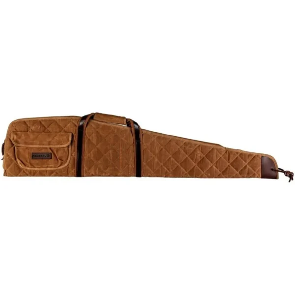 Federal Premium Scoped Rifle Case, tan quilted soft case with handles and zippered pocket