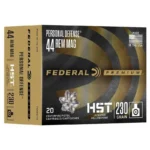 Federal Cartridge Co. Federal Personal Defense HST Handgun Ammunition .44 Rem Mag 230gr JHP 1085 fps 20/ct