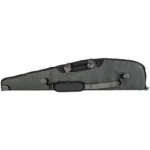 Federal Field & Range grey scoped rifle case, side view with handles, straps and black trim