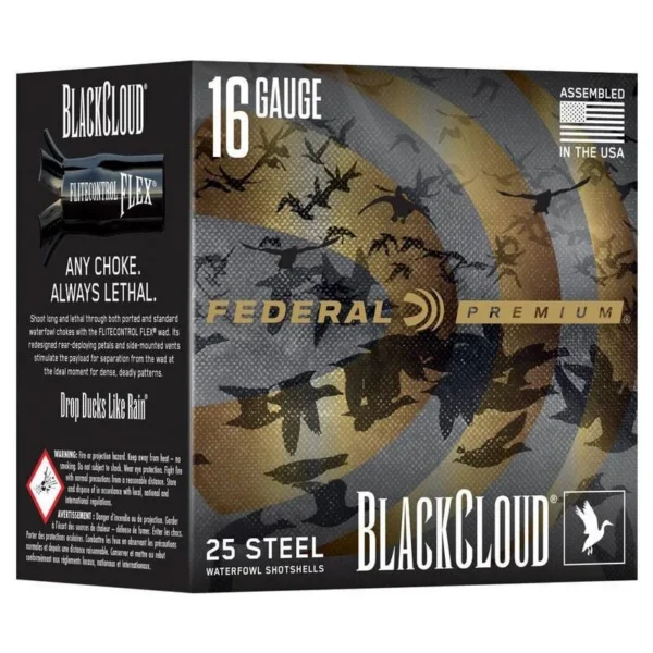 Federal Cartridge Co. Federal Black Cloud Waterfowl Shotshells 16ga 2-3/4" 7/8oz 1450fps #2 25/ct