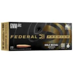 Federal Cartridge Co. Federal Gold Medal Berger Rifle Ammunition 6mm ARC 108gr OTM 2950 fps 20/ct