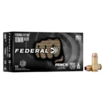 Federal Cartridge Co. Federal Personal Defense Punch Handgun Ammunition 10mm Auto 200gr JHP 1100 fps 50/ct