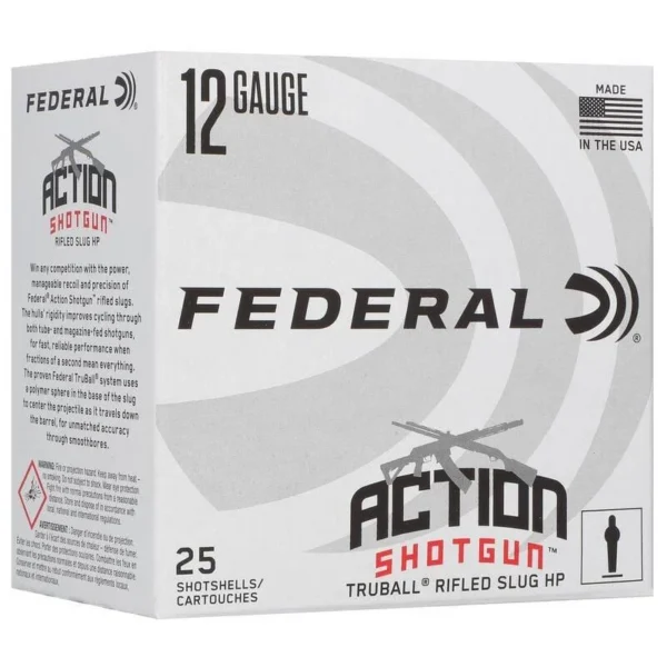 Federal Cartridge Co. Federal Action Shotgun Truball Slug Shotshells 12ga 2-3/4" 438gr 1300 fps Slug 25/ct