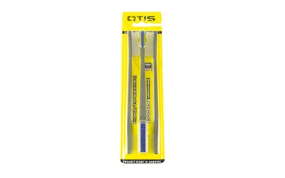 Otis 3-Pack AP Brushes 2W/1BL three slim cleaning brushes in yellow retail packaging