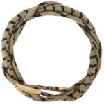 OTIS RIPCORD .243/6MM 36-inch tan and black woven cleaning cord coiled in a loop