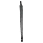 Keystone Sporting Arms Crickett Leather Sling, black, full-length front view with end holes