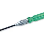 Redding Piloted VLD Chamfer Tool, green handle with silver collar and black tapered tip