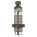 Redding 6mm GT Type-S Full Length Bushing Sizing Die, silver die with knurled rings