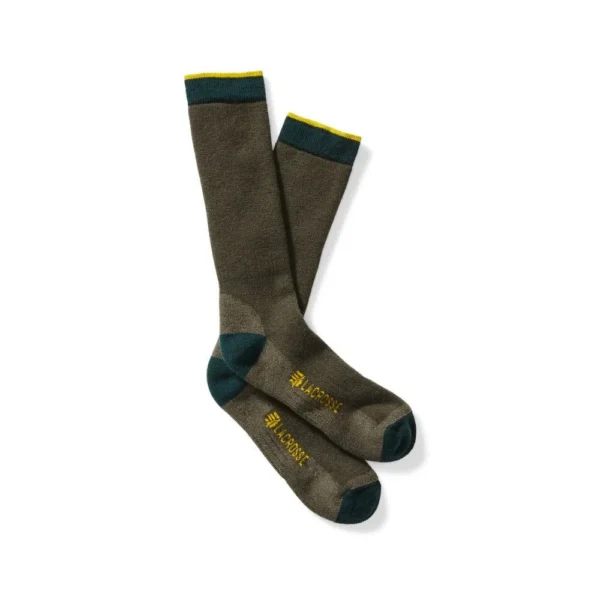 Lacrosse Footwear Inc. LaCrosse Men's Merino Midweight Sock Crew OD Green L