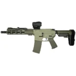 Shark Coast Tactical Shark Coast Grassy Knoll AR Pistol Bundle 5.56mm 30rd Magazine 10.5'' Threaded Barrel Vortex Sparc Red