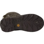 LaCrosse Alpha Agility hunting boot in camouflage, bottom view showing brown treaded sole