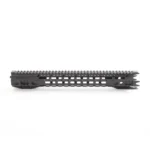Fostech AR-15 Lite M-LOK Rail Handguard, black left-side view with top rail and vent slots
