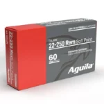 TXAT - DBA Aguila Ammunition Aguila Rifle Ammunition 22-250 Rem 60gr SP 3240 fps 20/ct