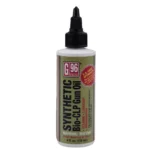 G96 Synthetic Bio-CLP Gun Oil, front view of gray bottle with black nozzle cap