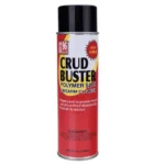 G96 Crud Buster Polymer Safe Firearm Cleaner, red aerosol can with black cap, front view