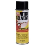 G96 Nitro Solvent Firearm Cleaning, aerosol can front view with black cap