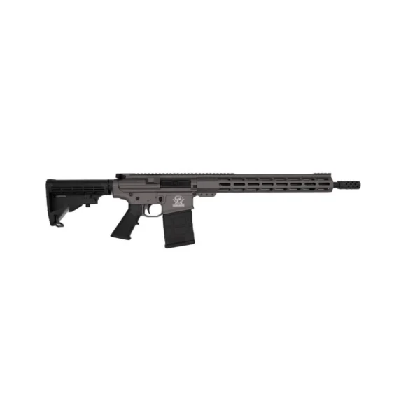 10 Ring GLFA AR-10 Rifle .308 Win 10rd Magazine 16" Stainless Barrel 15" MLOK Rail Tungsten Finish
