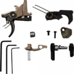 Fostech ECHO Sport Trigger, black and bronze trigger components with springs, screws and hex keys