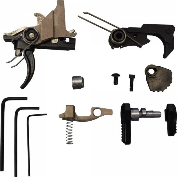Fostech ECHO Sport Trigger, black and bronze trigger components with springs, screws and hex keys
