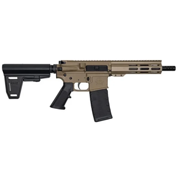 10 Ring Great Lakes AR-15 Pistol .223 Wylde 30rd Magazine 7.5" Barrel FDE