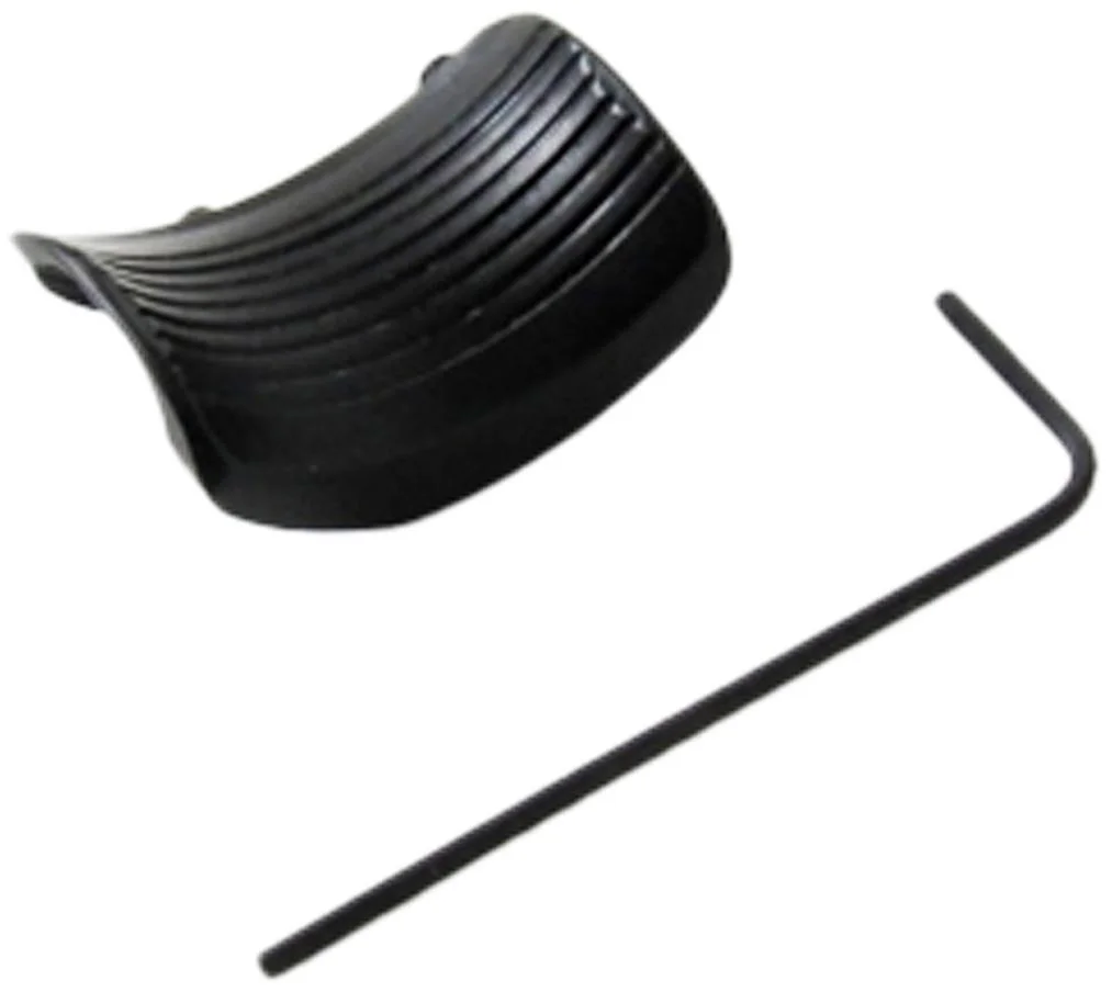 primary-34662 Kel-Tec P11 PF9 P32 and P3AT Trigger Shoe, black ribbed shoe with hex key