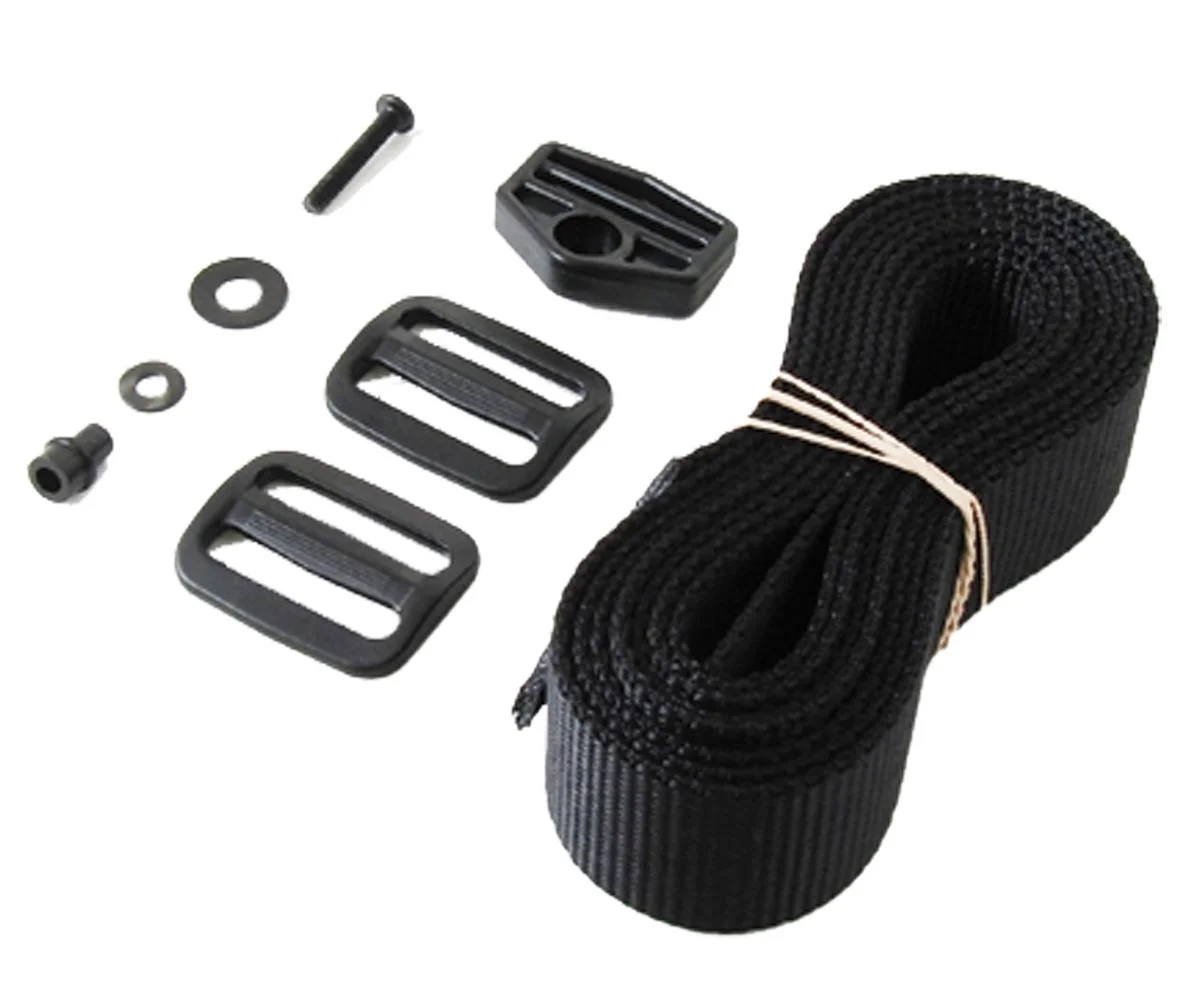 primary-34671 Kel-Tec PLR-16 single point sling, black strap with buckles, washers and mounting hardware