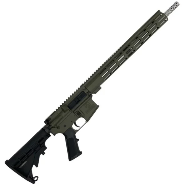 10 Ring GLFA AR-15 Rifle .223 Wylde 30rd Magazine 16" Barrel OD Green/Stainless Steel with 15.25" Handguard