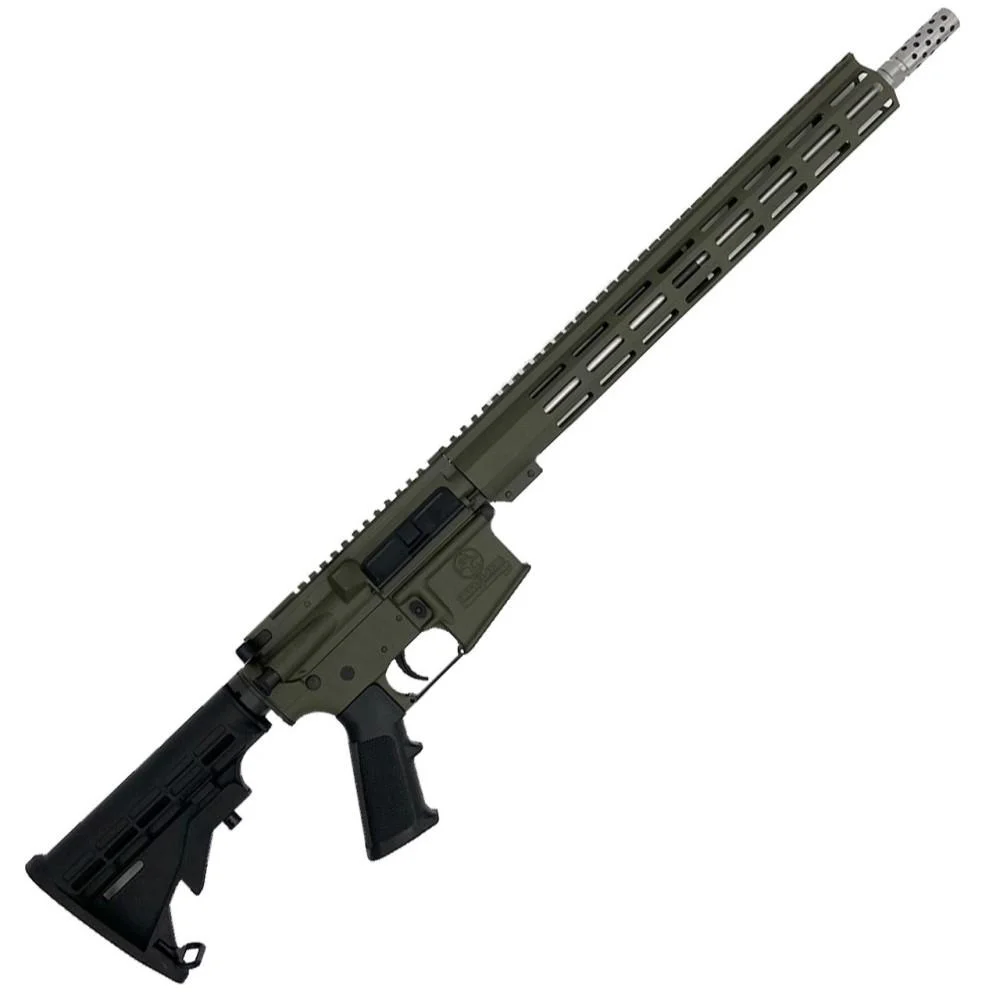 primary-347 10 Ring GLFA AR-15 Rifle .223 Wylde 30rd Magazine 16" Barrel OD Green/Stainless Steel with 15.25" Handguard