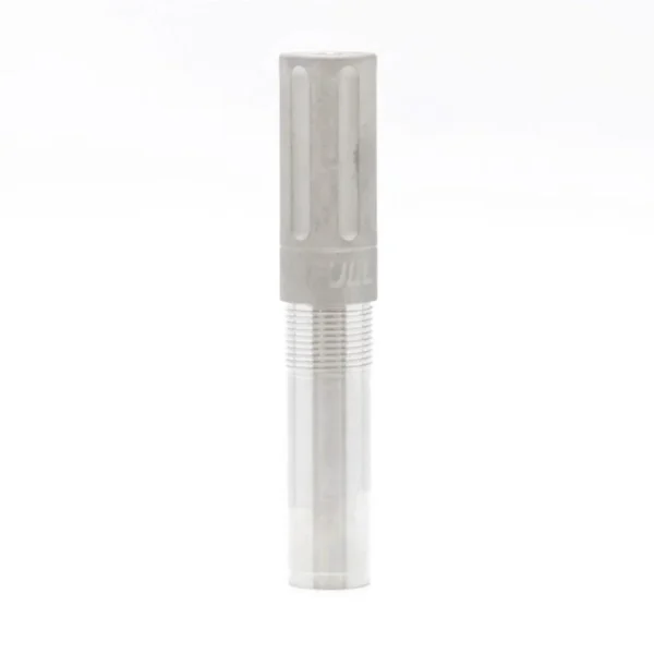 Jeb's Head Hunter Turkey Extra Full Non Ported Choke Tube, silver front view with threaded base
