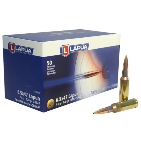 Lapua Ammunition Lapua Scenar-L OTM Rifle Ammo 6.5x47 120 gr 50/ct