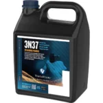 Vihtavuori 3N37 Handgun Powder, front view of black jug with blue cap, handle and product label