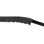 CAMILLUS CAMTRAX black axe and folding saw, side view with textured handle
