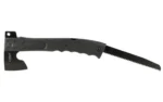 CAMILLUS CAMTRAX black axe and folding saw, side view with textured handle