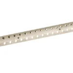 Mossberg MSBRG Heatshield silver angled view with rows of round ventilation holes