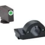 Ameriglo Green Tritium Outline Orange/GreenTret, black front and rear pistol sights with green dots