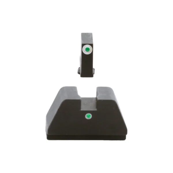 Ameriglo 3XL Tall Green Tritium White Outline Front Tritium Dot Rear Glock