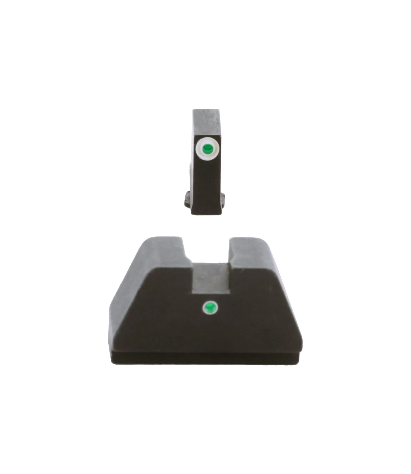 primary-34931 Ameriglo 3XL Tall Green Tritium White Outline Front Tritium Dot Rear Glock
