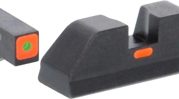 Ameriglo Green Tritium Outline Orange Square (non trit) REAR for Glock Gen 5