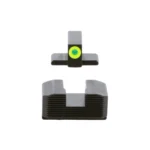 Ameriglo Green Tritium LumiGreen Outline Front Black Serrated Rear Hellcat OSP