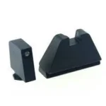 Ameriglo 5XL Tall sights, black front and rear sight pair in angled view
