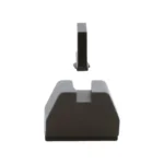 Ameriglo 8XL Tall Black Serrated .475 Front Flat Black .578 Rear Handgun Sight Glock