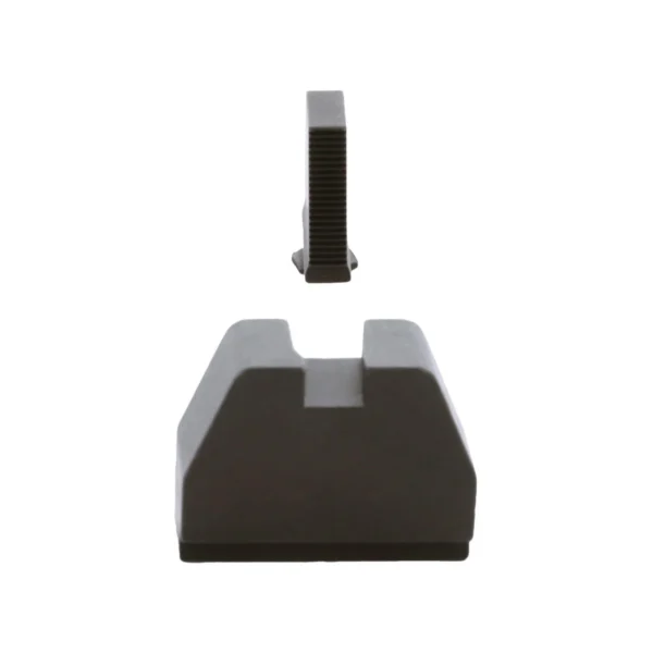 Ameriglo 8XL Tall Black Serrated .475 Front Flat Black .578 Rear Handgun Sight Glock