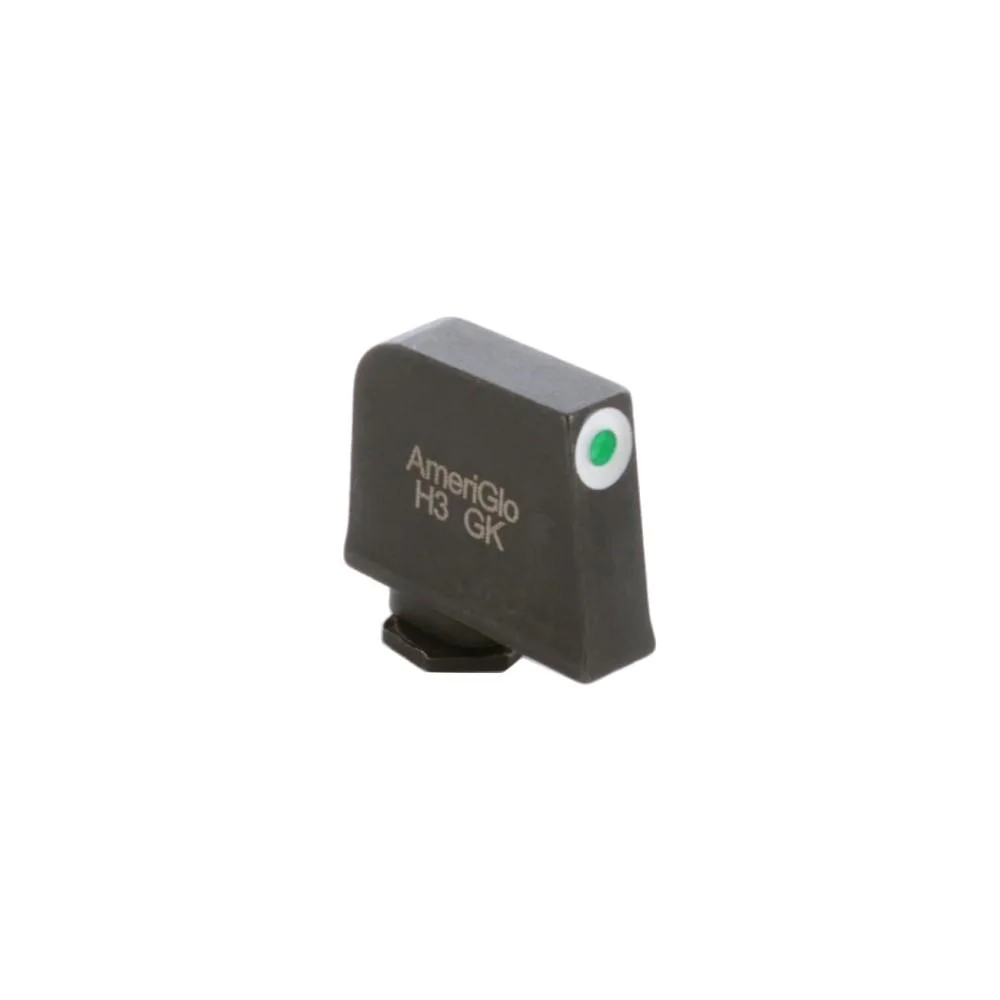primary-34958 Ameriglo Tritium Front Handgun Sight for Glock Green with White Front