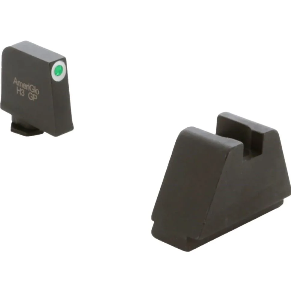 primary-34963 Ameriglo 4XL Tritium Night Sight Set for Glock Green with White Front Black Rear