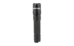 NIGHTSTICK USB RECHARGEABLE 1100LUM, black cylindrical flashlight, side view