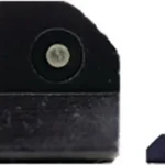 XS Night Sights R3D Night Sights Green, front and rear black sights with green dots